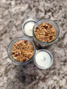 Maple Granola with Pecans (refined sugar free, oil free)