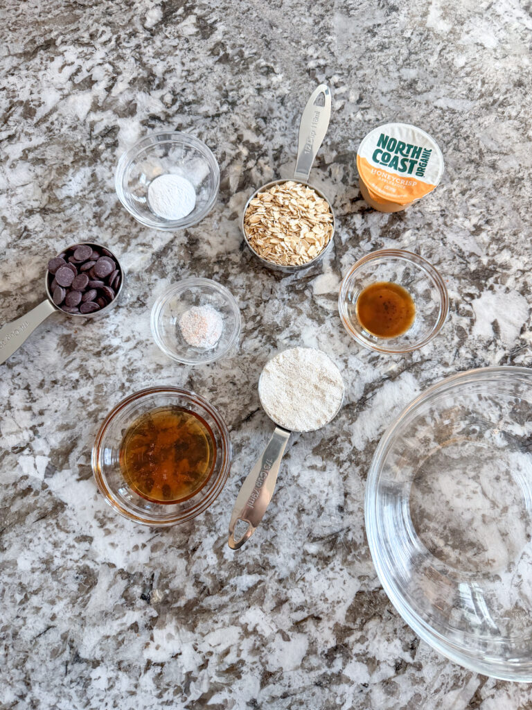 Oatmeal Chocolate Chip Cookies Ingredients